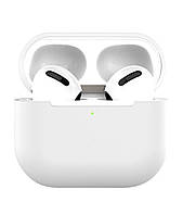 Силіконовий чохол (бампер) для навушників Apple Airpods 3 | Білий