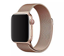 Ремінець для розумного годинника Smart Watch 42/44 Міланська петля (Рожеве золото)