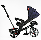 Велосипед BestTrike 9155 / 331-09 Marco поворотне сидіння, складне кермо, прогумовані колеса, телескопічна ручка, фара музична, фото 3