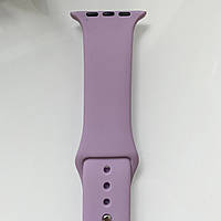 Лавандовый качественный силиконовый ремешок для умных смарт-часов (Smart Watch) 38/40мм