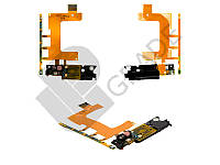 Шлейф Sony C5502 Xperia ZR M36h/C5503 M36i з кнопкою вмикання з кнопками гучності з вібродзвінком із кнопкою камери з мікрофоном