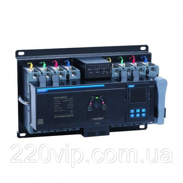 АВР NXZM-125S/3B 100A CHINT, 256781 пристрій автоматичного введення резерву ЧИНТ, перемикач