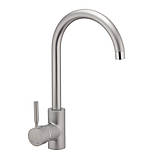 Змішувач для кухні МАТОВИЙ литий Haiba HANS 011 Satin (HB0164) +, фото 3