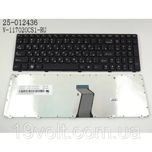 Клавіатура для ноутбука Lenovo G570, G575, G770, G780, Z560, Z565