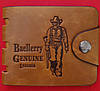 Гаманець Baellerry Genuine Leather, з тисненням ковбоя, Чоловічий гаманець, портмоне, фото 2