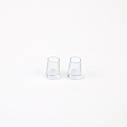 Силіконові накладки на каблуки Protective heel stoppers Round Transparent Розмір S, фото 6