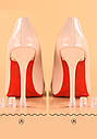 Силіконові накладки на каблуки Protective heel stoppers Round Transparent Розмір S, фото 4