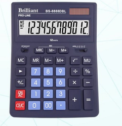 Калькулятор бухгалтерський Brilliant  DBL -8888 RD 12-розрядний