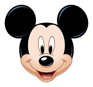 Термонаклейка голова Міккі Мауса 01