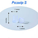 Силіконові накладки на каблуки Protective heel stoppers Round Transparent Розмір S, фото 3