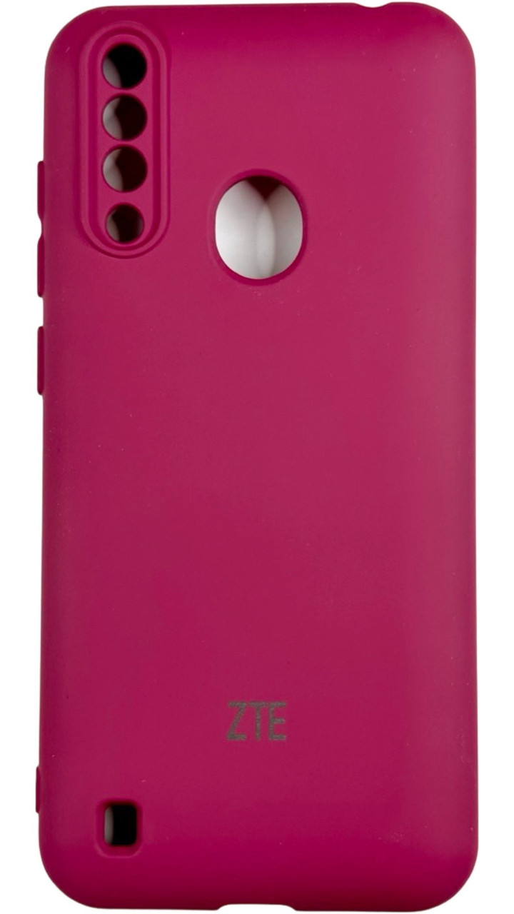 Чохол Soft touch для ZTE Blade A7 2020 вишневий