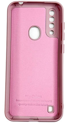 Чохол Soft touch для ZTE Blade A7 2020 пудровий, фото 3