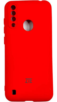 Чохол Soft touch для ZTE Blade A7 2020 червоний, фото 1