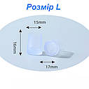Силіконові накладки на каблуки Protective heel stoppers Round Transparent Розмір L, фото 3