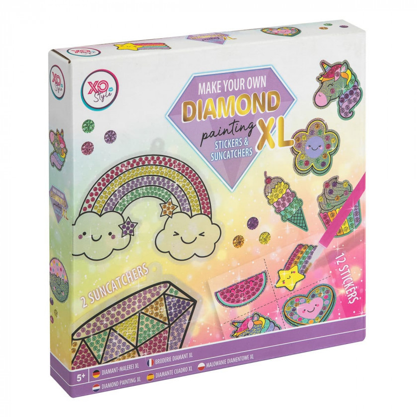 Набір для творчості "Мозаїка Веселка" Grafix Diamond painting (8715427066622)