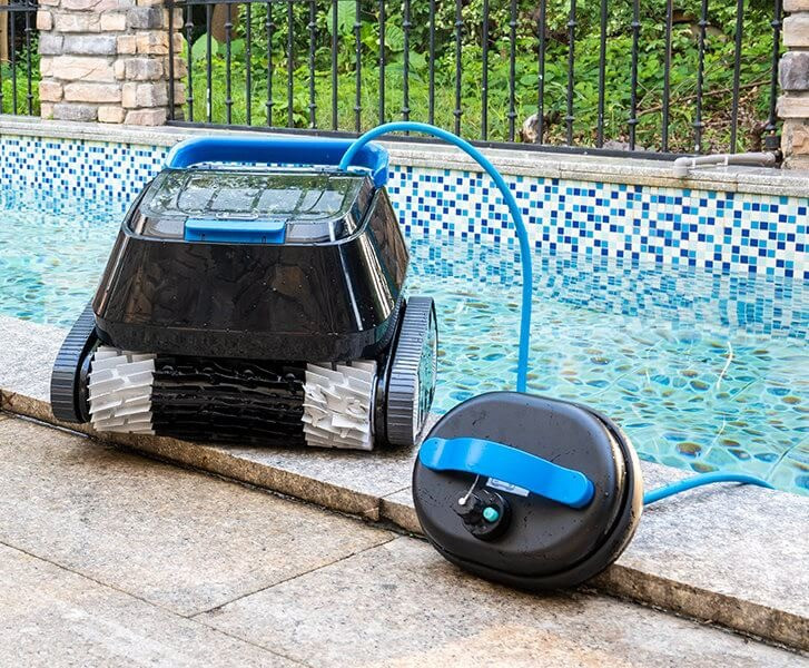 Робот-пилосос до басейну AquaViva 7311 Black Pearl з плаваючим акумулятором, фото 1