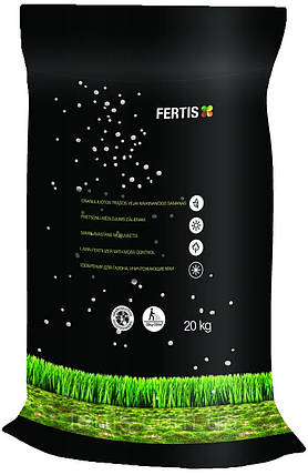 Добриво для газону для знищення моху 20 кг, Fertis, фото 1