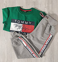 Детский костюм для мальчика зеленый 5-8 лет TOMMY HILFIGER (производитель Турция)