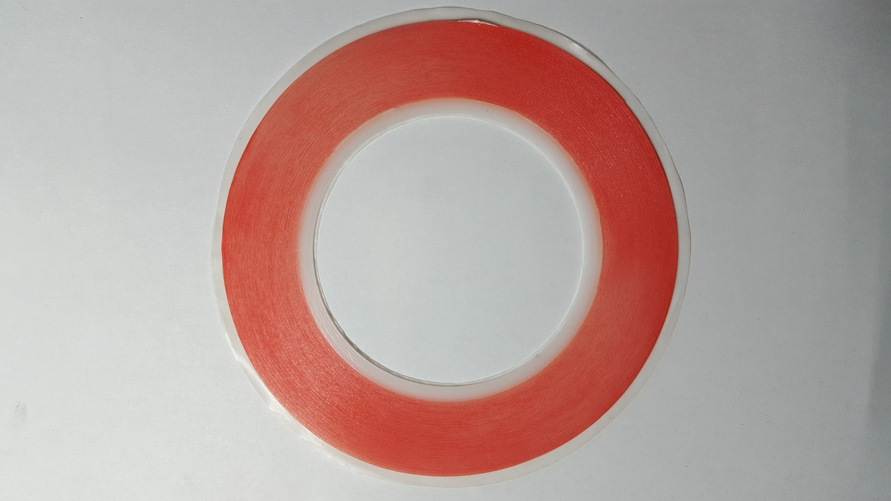 Скотч двухсторонний рулонный красный 3M, 10 мм - фото 1 - id-p373592942