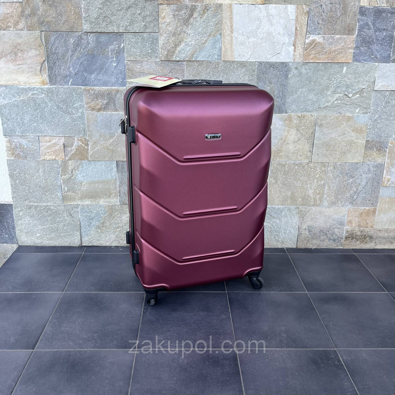Валіза дорожня велика Bloom 147 L Бордовий