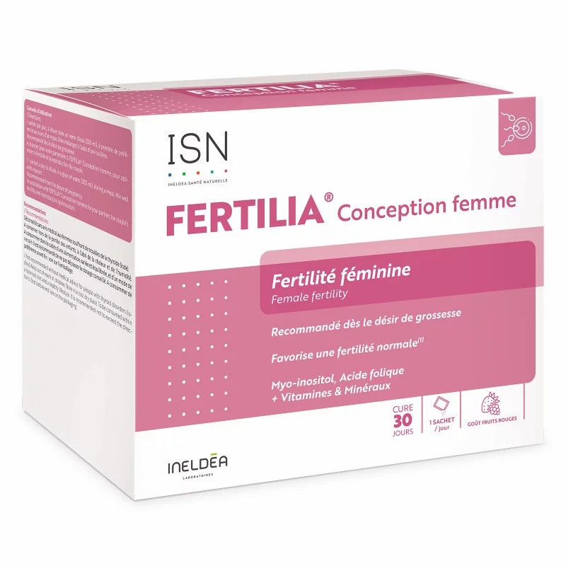 Ineldea Фертилія Зачаття Жіноча / FERTILIA CONCEPTION FEMME - 30 пакетиків-саше ,Sante Naturelle