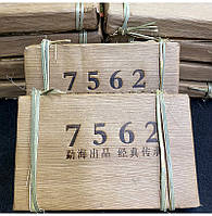 Пуэр Шу 7562, черный пуэр, прессованная плитка, 250гр, 2012 год, настоящий китайский чай