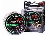 Леска рыболовная (для рыбалки) 3D Camo Green 0,35мм 14,8кг 350м 721-035-035 ТМ FISHING ROI OS