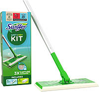 Швабра для миття підлог Swiffer Kit + 8 сухих і 3 вологих серветки