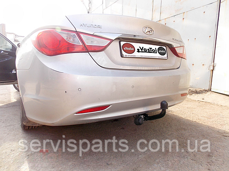 Фаркоп Hyundai Sonata YF 2010-2014 (Хендай Соната YF) без підрізу бампера, фото 1