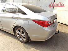 Фаркоп Hyundai Sonata YF 2010-2014 (Хендай Соната YF) без підрізу бампера, фото 6