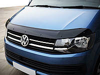 Дефлектор капота для Volkswagen T6 2015-2024, (EuroCap, Мухобойка) | Автомобильные дефлекторы