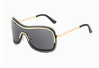 Черные очки цвет Трендовые женские мужские солнцезащитные стильные Y2K prada versace yvl