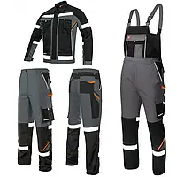 Комплект рабочий Куртка, штаны и комбинезон со Светоотражающими Элементами PROFESSIONAL-REF 46-62p 48