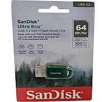 Флеш память 64Gb SanDisk Cruizer Ultra Eco USB3.2