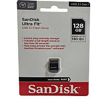 Флеш пямять128Gb SanDisk Ultra Fit USB3.1(130Mb/s)