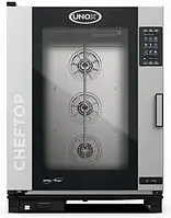 Unox Piec Konwekcyjno-Parowy Gazowy Cheftop Mind.Maps Plus Countertop Xevc-1021-Gprm | 10Xgn 2/1 43 Kw