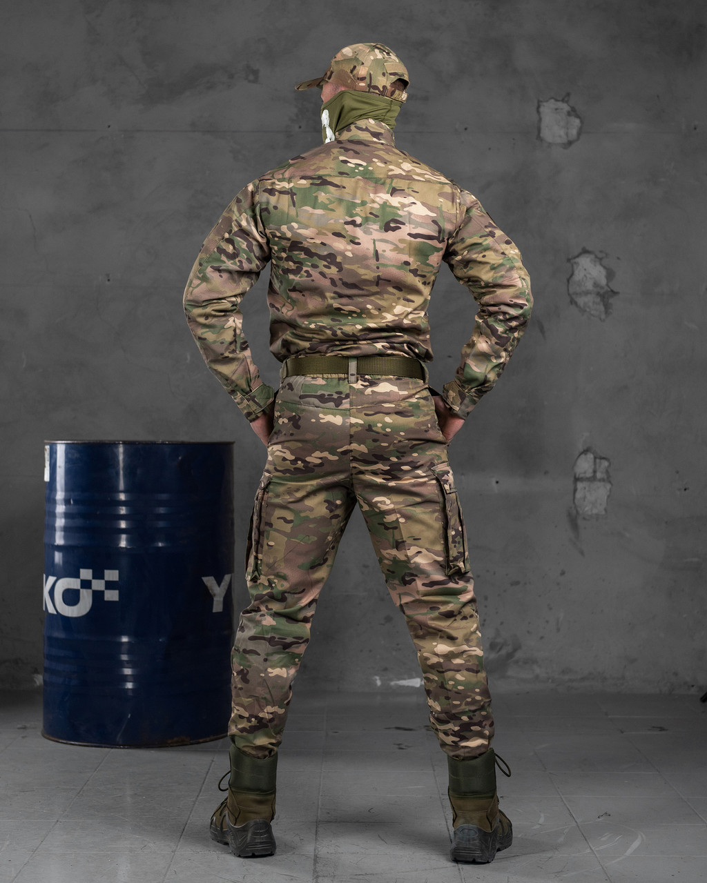 Весенний Тактический костюм мультикам с наколенниками, Военный костюм мультикам рип-стоп для военных - фото 5 - id-p2137855118