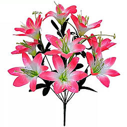 Штучні квіти букет лілії, 47 см (10 шт. в уп)