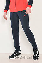 L (50). Чоловічий спортивний костюм з капюшоном - темно-синій з червоним, фото 3