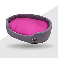 Лежак для собак і котів Рекс сірий No1- 320х430х120