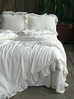 Комплект постельного белья Limasso Snow White Exclusive размер полуторный белого цвета
