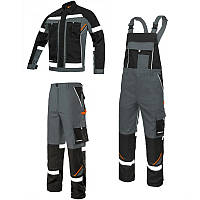 Комплект рабочий Куртка, штаны и комбинезон со Светоотражающими Элементами PROFESSIONAL-REF 46-62p 48