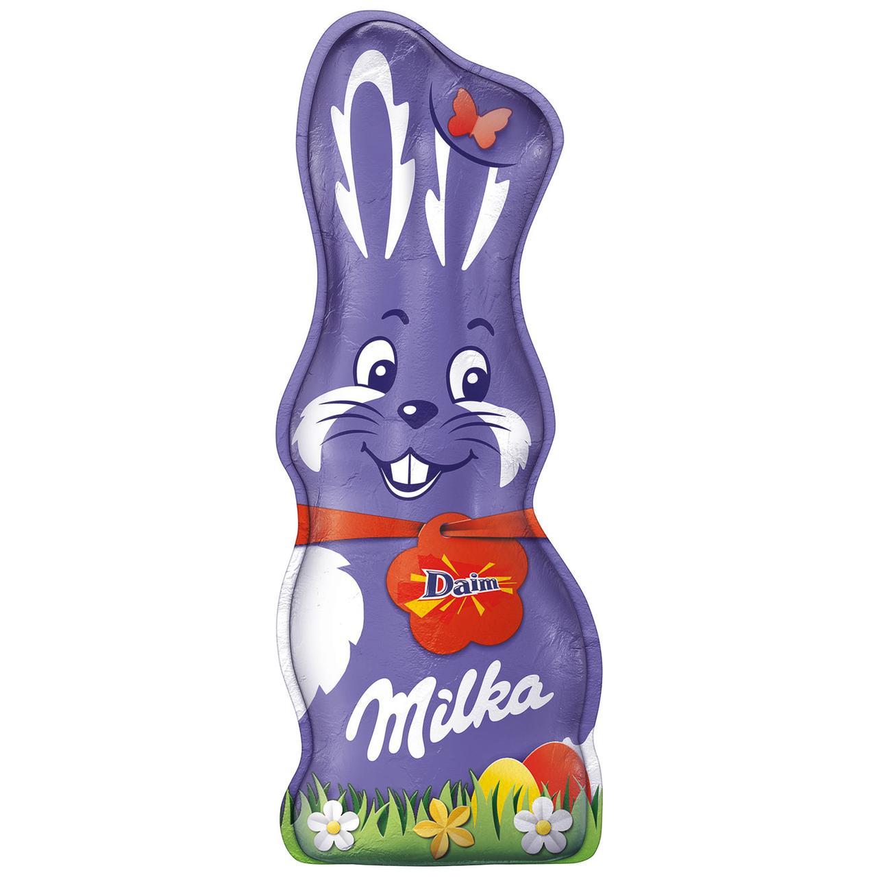 Шоколадна фігурка Milka Schmunzelhase Daim Заєць, 45 г, фото 1