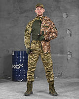 Костюм тактический пиксель 4 в 1 (штаны, куртка, кепка, убакс), Военная тактическая форма пиксель для военных