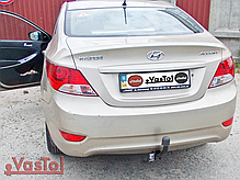 Фаркоп Hyundai Accent 2011-2017 (Хендай Акцент) также Solaris, фото 5