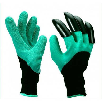 Садові рукавички з пазурами Garden Genie Gloves, фото 1