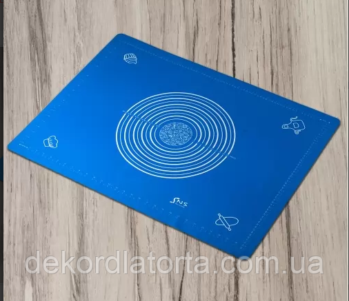 Силіконовий килимок для тіста і випічки 80*60 см