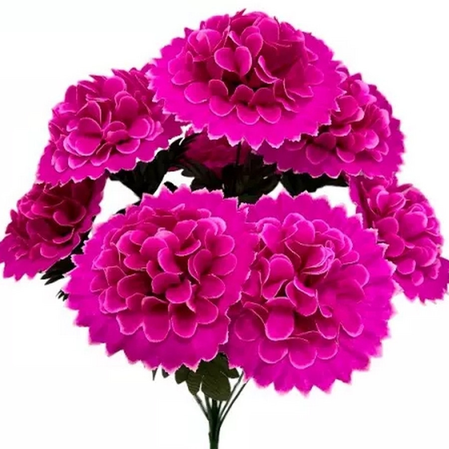 Штучні квіти букет хризантеми, 54 см (10 шт. в уп), фото 1