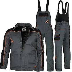 Робочий костюм, куртка та напівкомбінезон захисні, спецодяг, уніформа для сто Польща Professional