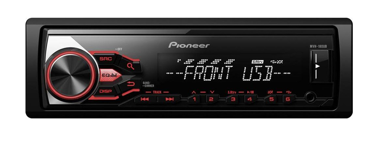 Автомагнітола Pioneer MVH-180UB Black